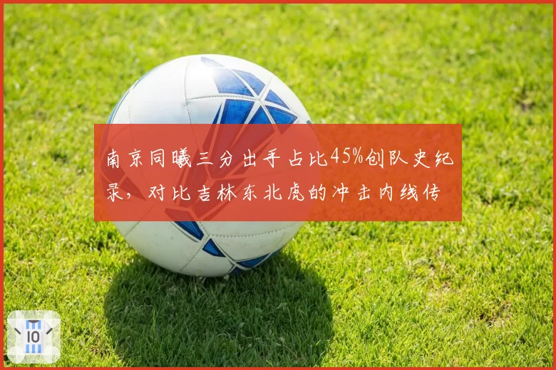 南京同曦三分出手占比45%创队史纪录,对比吉林东北虎的冲击内线传统各具特色